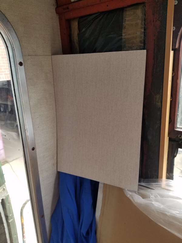 Class 100: New panelling sample versus original